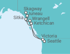 Itinerario del Crucero Alaska - Oceania Cruises
