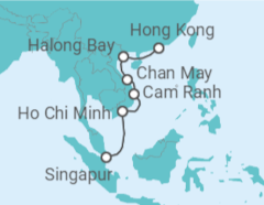Itinerario del Crucero Imperios del Sol - Oceania Cruises
