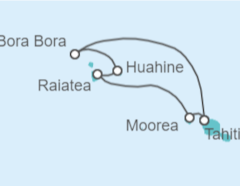 Itinerario del Crucero Polinesia Francesa - Silversea