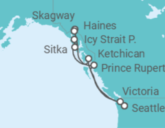 Itinerario del Crucero Alaska - Virgin Voyages