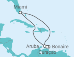 Itinerario del Crucero Aruba, Bonaire, San Eustaquio y Saba, Curaçao - Carnival Cruise Line