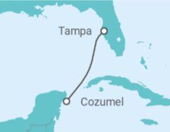 Itinerario del Crucero México - Carnival Cruise Line
