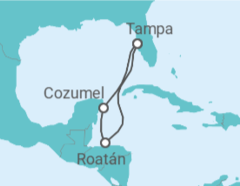 Itinerario del Crucero Honduras, México - Carnival Cruise Line