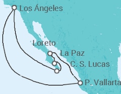 Itinerario del Crucero Golfo de California: Mexico - Princess Cruises