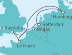 Itinerario del Crucero Reino Unido, Alemania, Holanda - MSC Cruceros