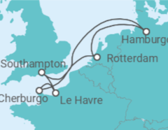 Itinerario del Crucero Reino Unido, Alemania, Holanda - MSC Cruceros