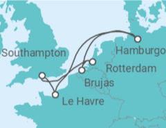 Itinerario del Crucero Navidad en el norte de Europa - MSC Cruceros
