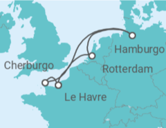 Itinerario del Crucero Alemania, Holanda, Francia - MSC Cruceros