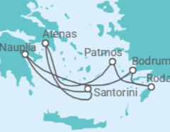 Itinerario del Crucero Escapada luminosa del Egeo - Silversea