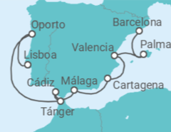 Itinerario del Crucero Explora las ruinas romanas de Cartagena - Silversea
