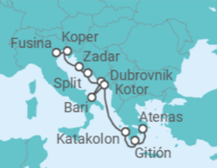 Itinerario del Crucero Los mares más cautivadores de Europa - Silversea