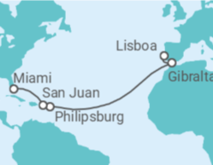 Itinerario del Crucero Portugal, España - Silversea