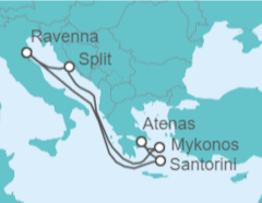 Itinerario del Crucero Islas Griegas - Royal Caribbean