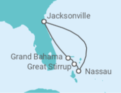 Itinerario del Crucero Bahamas: Great Stirrup Cay y Nasáu - NCL Norwegian Cruise Line