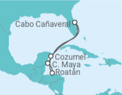 Itinerario del Crucero Honduras, México - Royal Caribbean