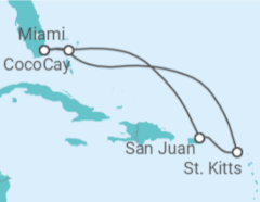 Itinerario del Crucero Bahamas, Puerto Rico, St. Kitts - Celebrity Cruises