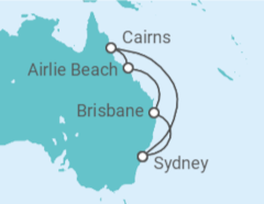 Itinerario del Crucero Australia - Princess Cruises
