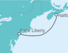 Itinerario del Crucero Canadá - Royal Caribbean