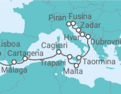 Itinerario del Crucero Mezcla de tesoros históricos - Silversea