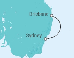 Itinerario del Crucero Australia - Princess Cruises