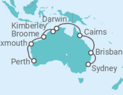 Itinerario del Crucero Australia - Princess Cruises