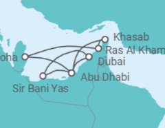 Itinerario del Crucero Arabia Icónica  - Celestyal Cruises