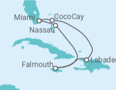 Itinerario del Crucero Jamaica, Bahamas - Royal Caribbean