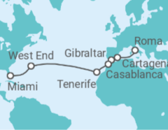 Itinerario del Crucero Islas Canarias y Paso Marroquí - Princess Cruises