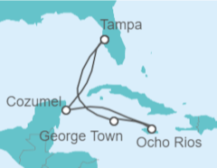 Itinerario del Crucero Islas Caimán, Jamaica, México - Carnival Cruise Line