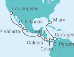 Itinerario del Crucero Colombia, Panamá, Costa Rica, México - NCL Norwegian Cruise Line