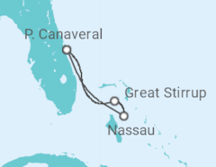 Itinerario del Crucero Bahamas - NCL Norwegian Cruise Line