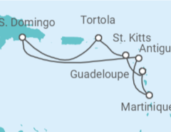 Itinerario del Crucero En plena naturaleza - Costa Cruceros