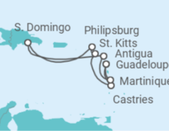 Itinerario del Crucero En plena naturaleza - Costa Cruceros