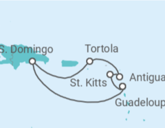 Itinerario del Crucero En plena naturaleza - Costa Cruceros