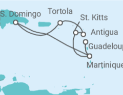 Itinerario del Crucero En plena naturaleza - Costa Cruceros