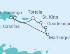 Itinerario del Crucero En plena naturaleza - Costa Cruceros