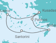 Itinerario del Crucero Grecia - Celestyal Cruises