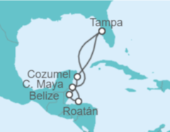Itinerario del Crucero Belice, México, Honduras - Royal Caribbean