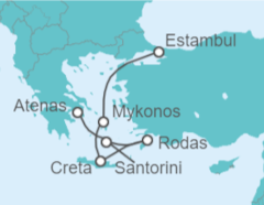 Itinerario del Crucero Grecia TI - Costa Cruceros