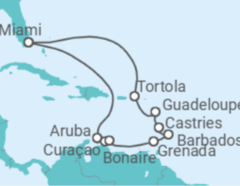 Itinerario del Crucero Calma caribeña - Oceania Cruises