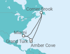 Itinerario del Crucero Bahamas - Princess Cruises