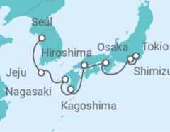 Itinerario del Crucero Corea Del Sur, Japón - Celebrity Cruises