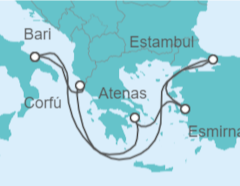 Itinerario del Crucero Encantos de Turquía y Grecia TI 2027 - MSC Cruceros