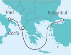 Itinerario del Crucero Grecia - MSC Cruceros