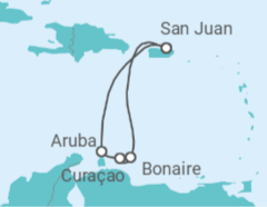 Itinerario del Crucero Caribe Sur - Royal Caribbean