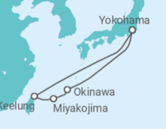 Itinerario del Crucero Okinawa y Taiwán - Princess Cruises