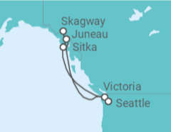Itinerario del Crucero Alaska - Royal Caribbean