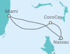 Itinerario del Crucero Bahamas - Royal Caribbean
