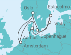 Itinerario del Crucero Noruega, Dinamarca, Suecia TI - Con vuelos - Celebrity Cruises