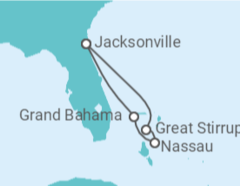 Itinerario del Crucero Bahamas - NCL Norwegian Cruise Line